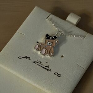 Park Teddy Necklace Silver